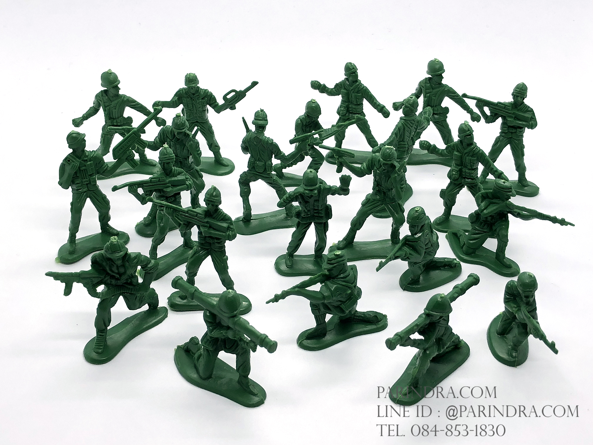โมเดลทหารจิ๋ว สีเขียวทหาร