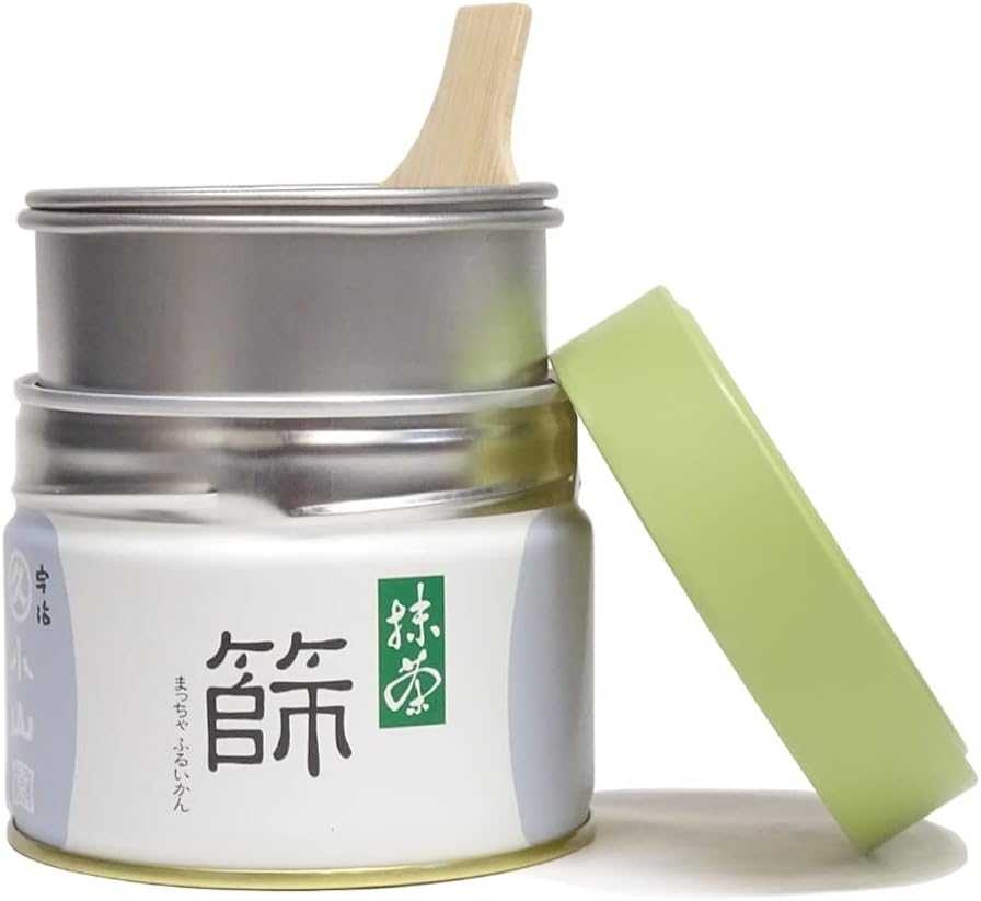 เซตเตรียมมัทฉะ กระป๋อง ตะแกรง ไม้พาย Marukyu Koyamaen Special Matcha Sifter Can Set *พร้อมส่งในไทย*