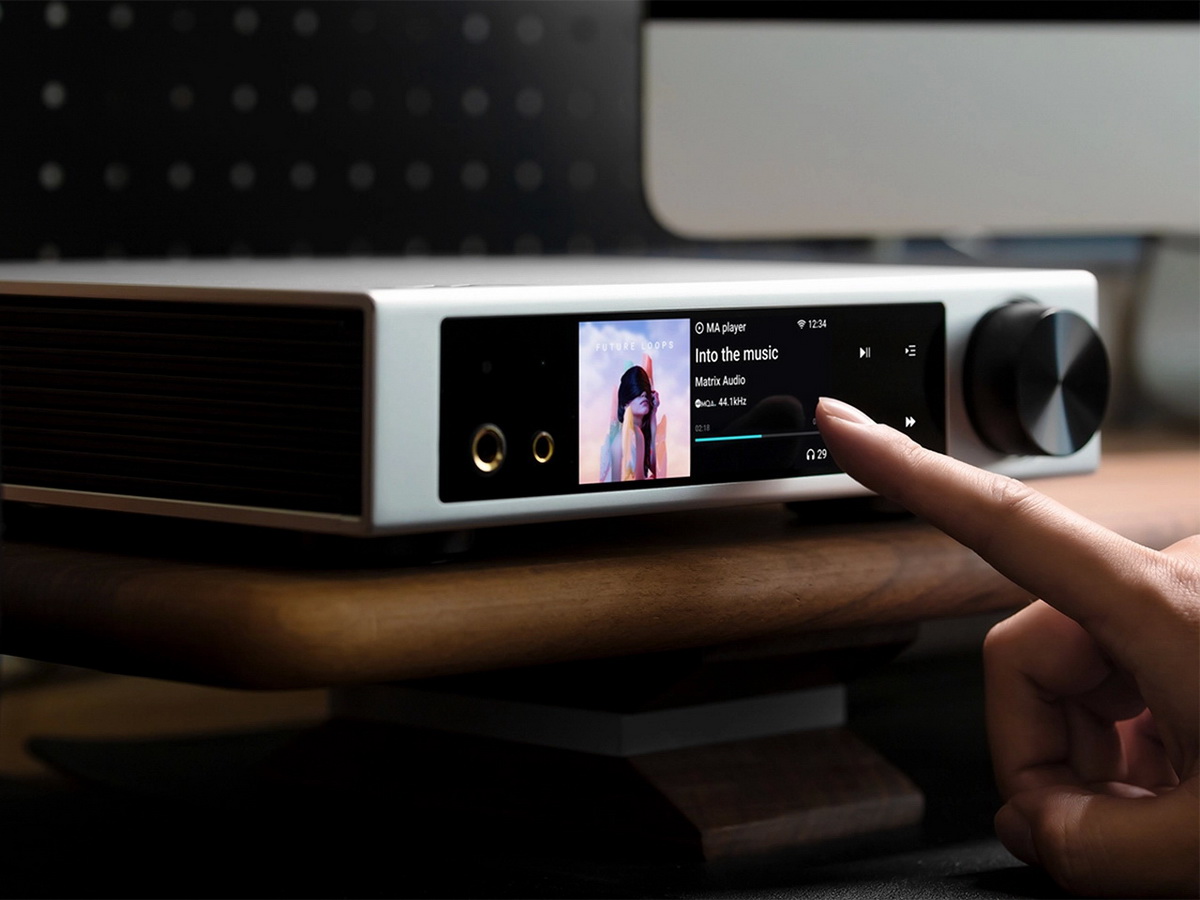 Matrix Audio Element i2 Streaming Music Player เครื่องเล่นเพลงเครือข่ายแบบตั้งโต๊ะ