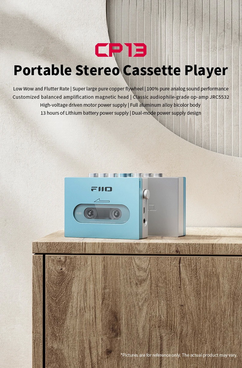 FiiO CP13 เครื่องเล่นเทปคาสเซ็ทพกพาสไตล์ RETRO (ซาวด์อะเบาท์) คุณภาพสูง