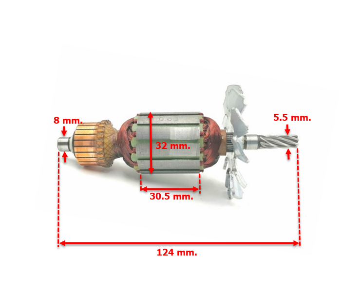 ทุ่น สว่าน ฮิตาชิ Hitachi D6C, D10C