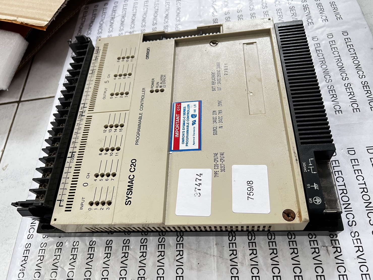 SYSMAC C20 PLC “ OMRON ”