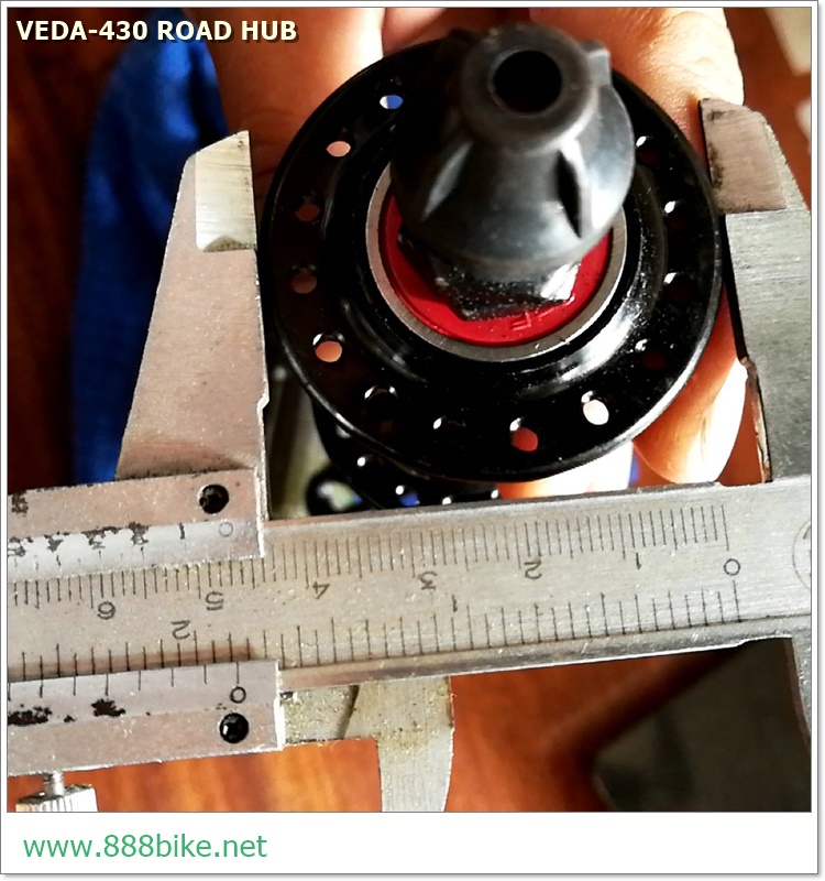 ดุมเสือหมอบ VEDA Sealed bearing หน้า/หลัง v-brake โม่อลูฯ สีดำ 32H 36H