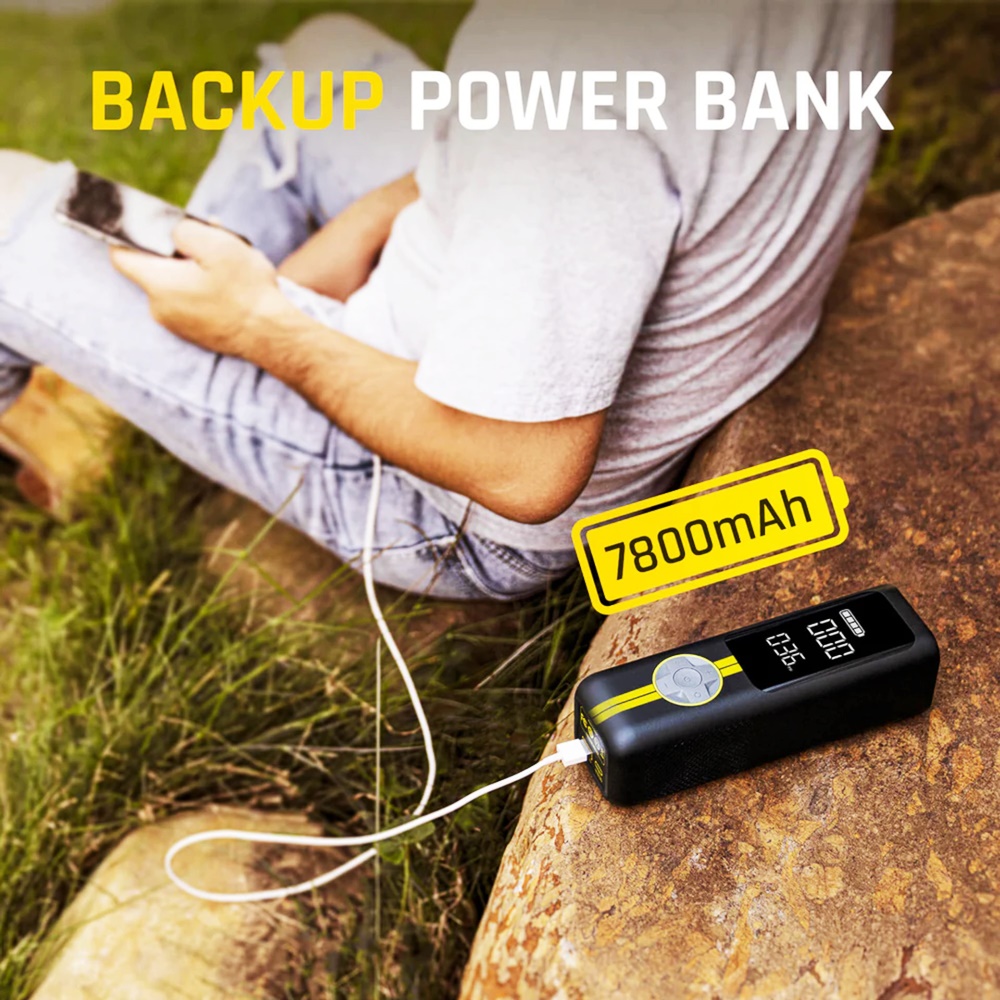 สูบลมไฟฟ้า Fanttik X8 APEX แรงดันสูง 150 PSI สูบเร็ว 2 เท่า ใช้ได้ทั้งรถยนต์ มอเตอร์ไซค์ จักรยาน ลูกบอล แบตเตอรี่ 7800 mAh พกพาง่าย