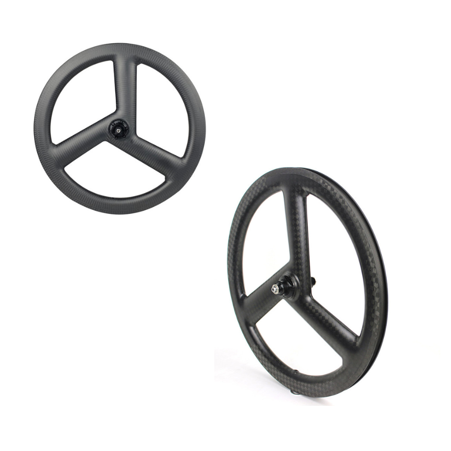 ล้อคาร์บอนมินิไบค์ Zero TS451-R TRI-SPOKE 451mm – ล้อหน้า/ล้อหลัง ระบบ Rim Brake สำหรับ Dahon, Brompton