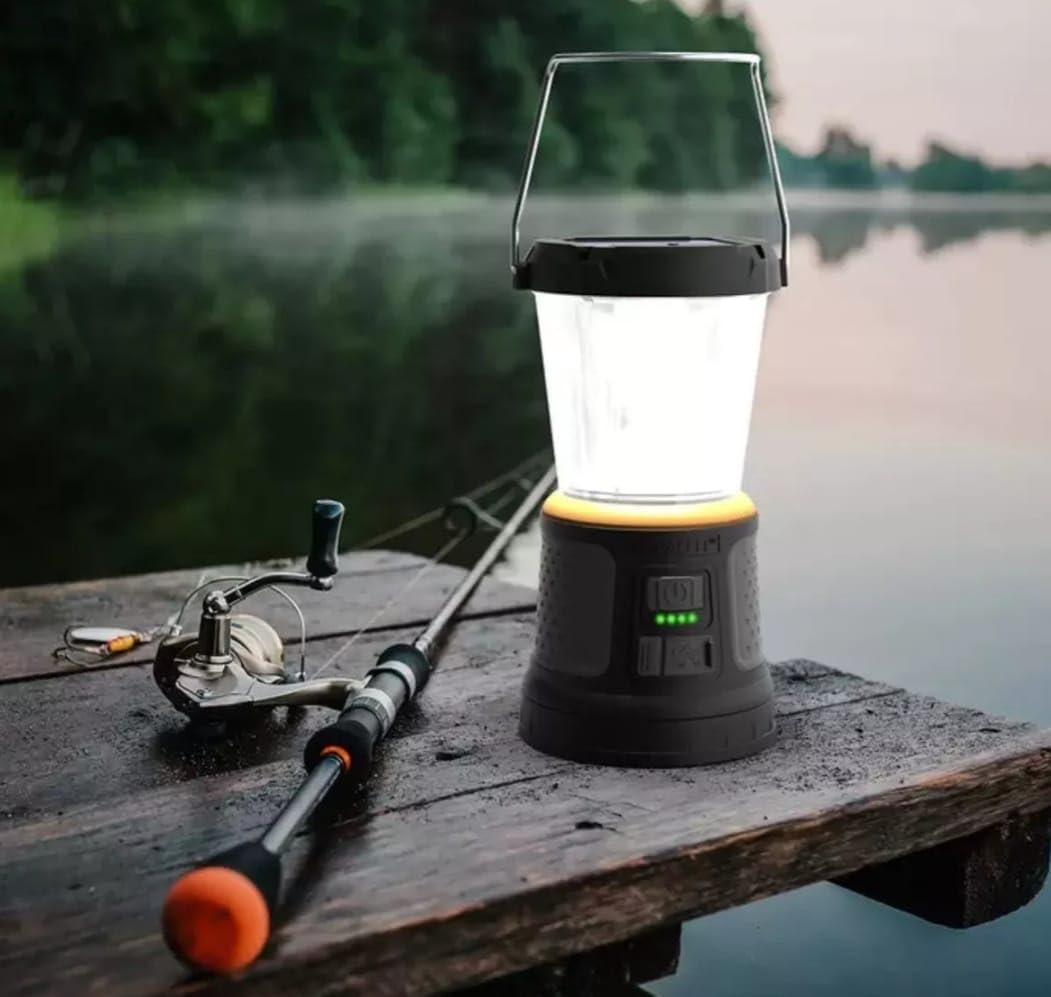 โคมไฟ ตะเกียง ตะเกียงไฟ ไฟฉาย Duracell 3Way power supply 2000 lumen Lantern D battery / USB / Solar