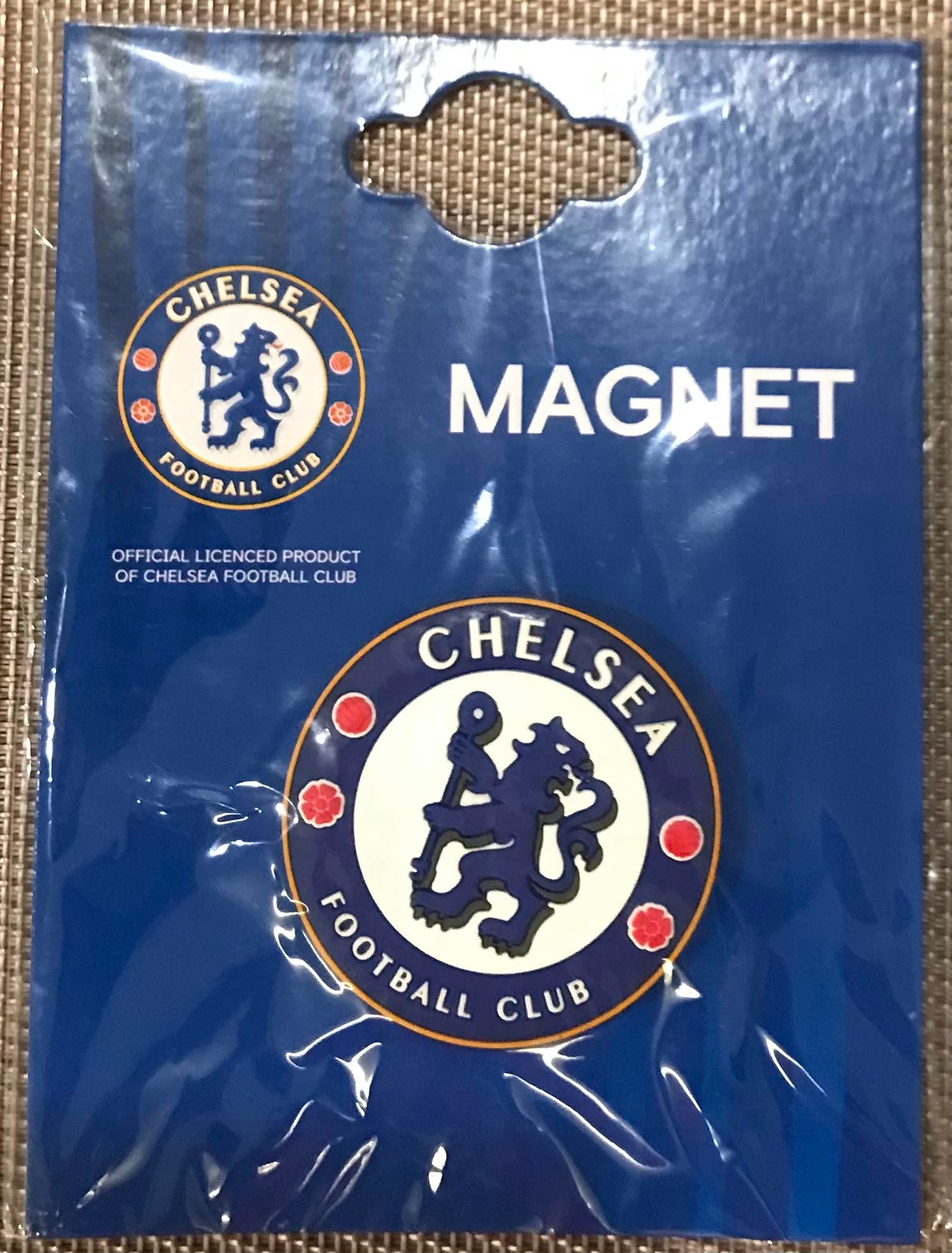 แม่เหล็กติดตู้เย็น ฟุตบอล สโมสรเชลซี - ตราสโมสร CFC ใหม่ / CHELSEA Football Club Magnet - CFC Logo NEW
