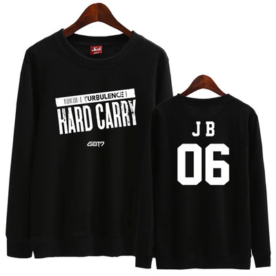 เสื้อแขนยาว (Sweater) GOT7 Hard Carry (ชื่อเมมเบอร์)