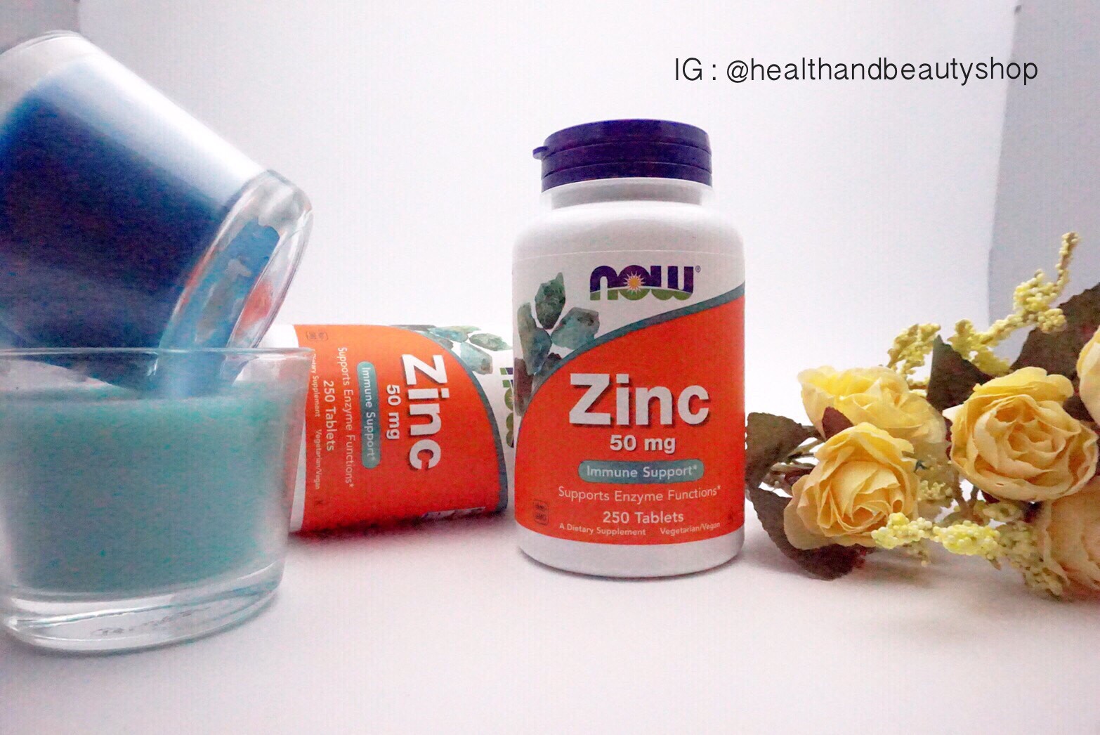 Now Foods, Zinc, 50 mg, 250 Tablets