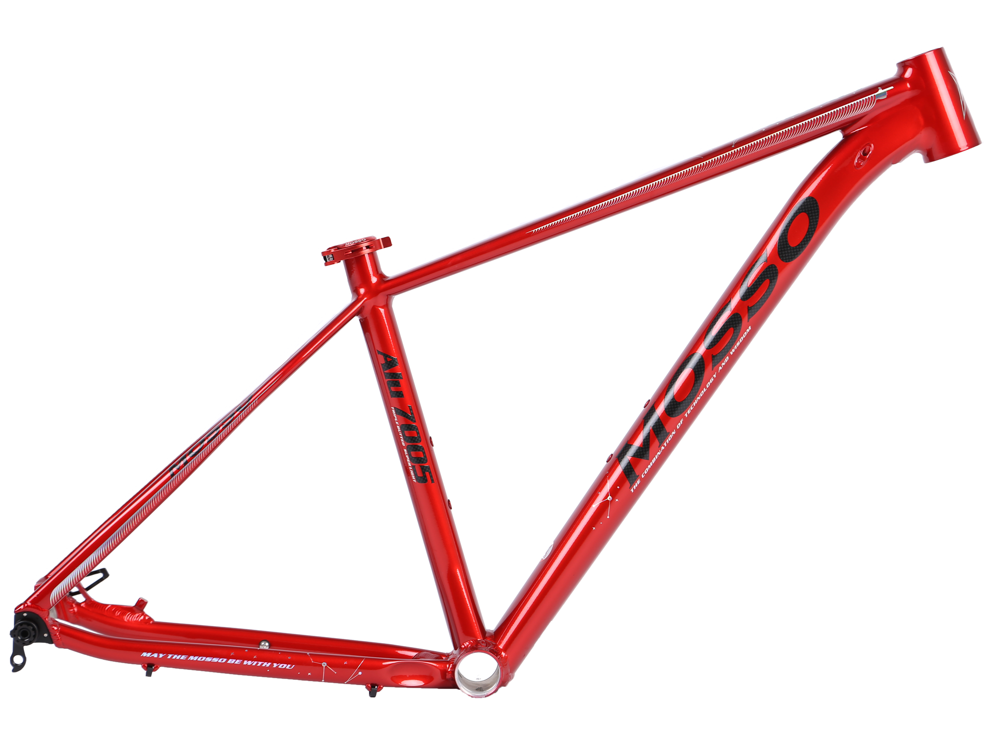 MOSSO 7583/983XC T Mountain Bike Frame Set – Thru-Axle Technology for XC Performance