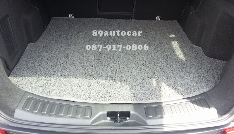 โรงงานพรมรถยนต์ Land Rover Discovery 2016 ไวนิลสีเทาขอบเทา