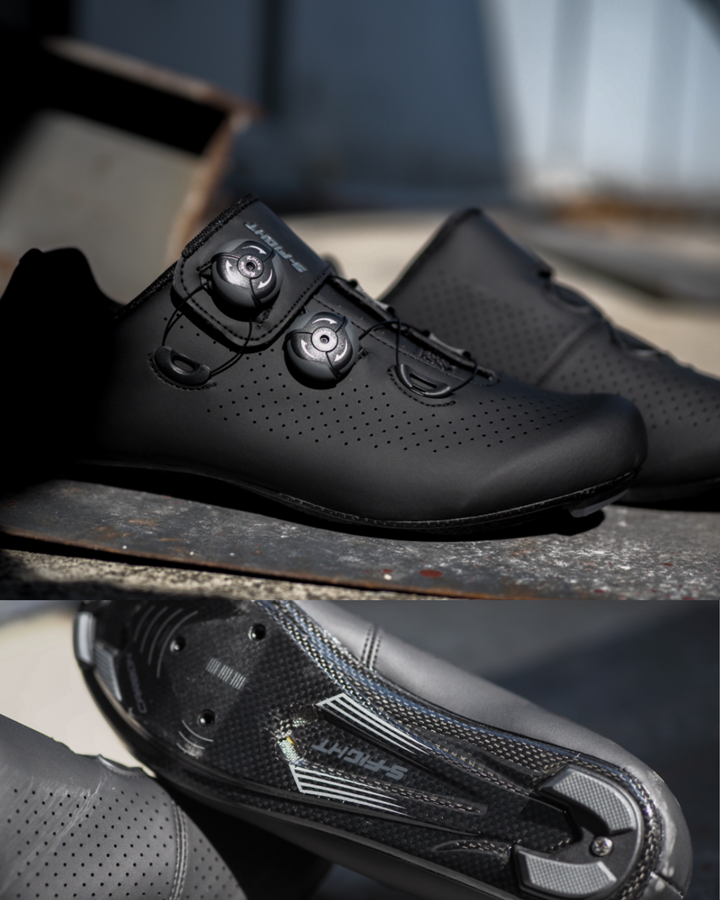 รองเท้าปั่นจักรยานเสือหมอบ S-Fight รุ่น B2001 CARBON Road Cycling Shoes