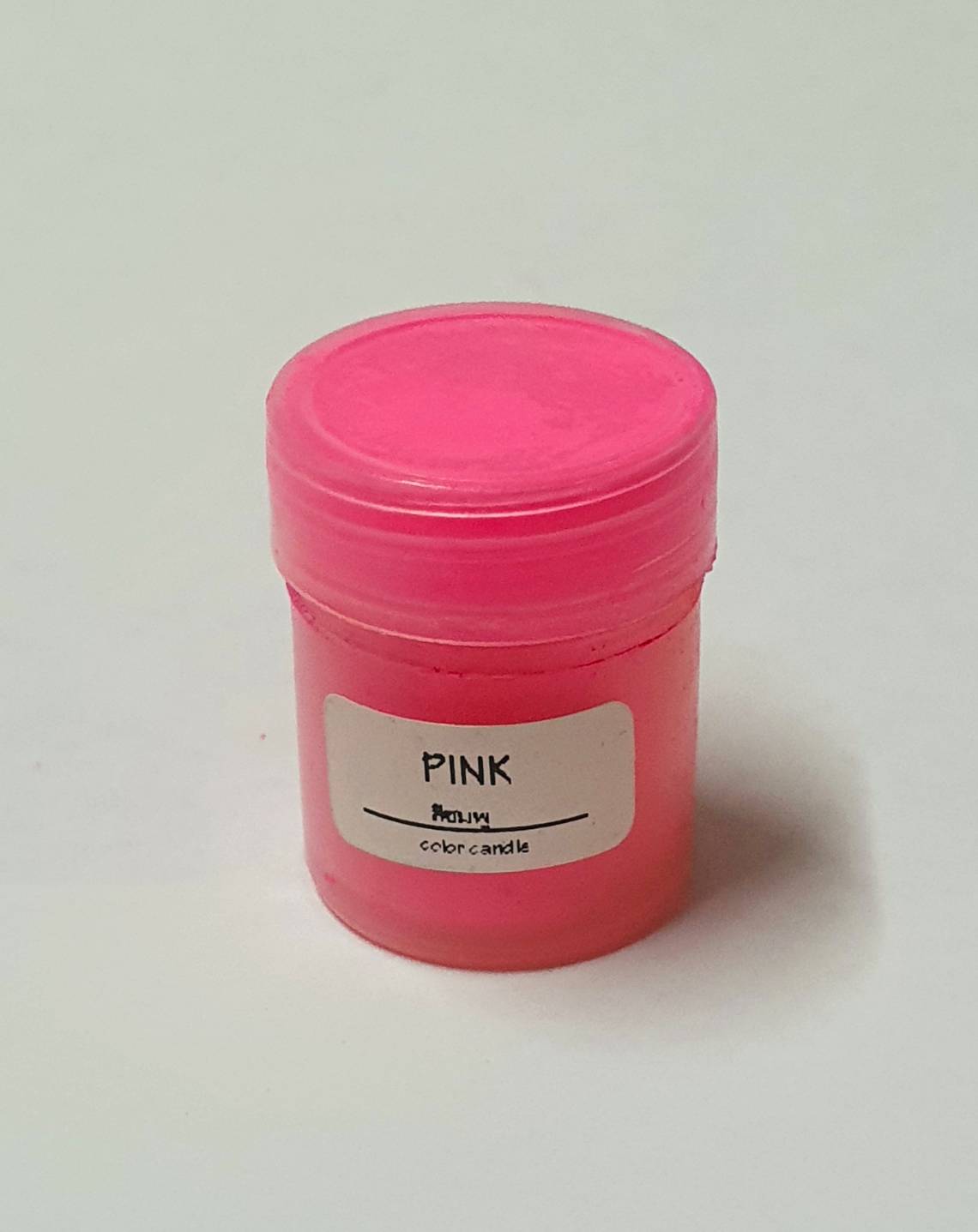 สีน้ำมันผง (กระปุก) สีชมพู