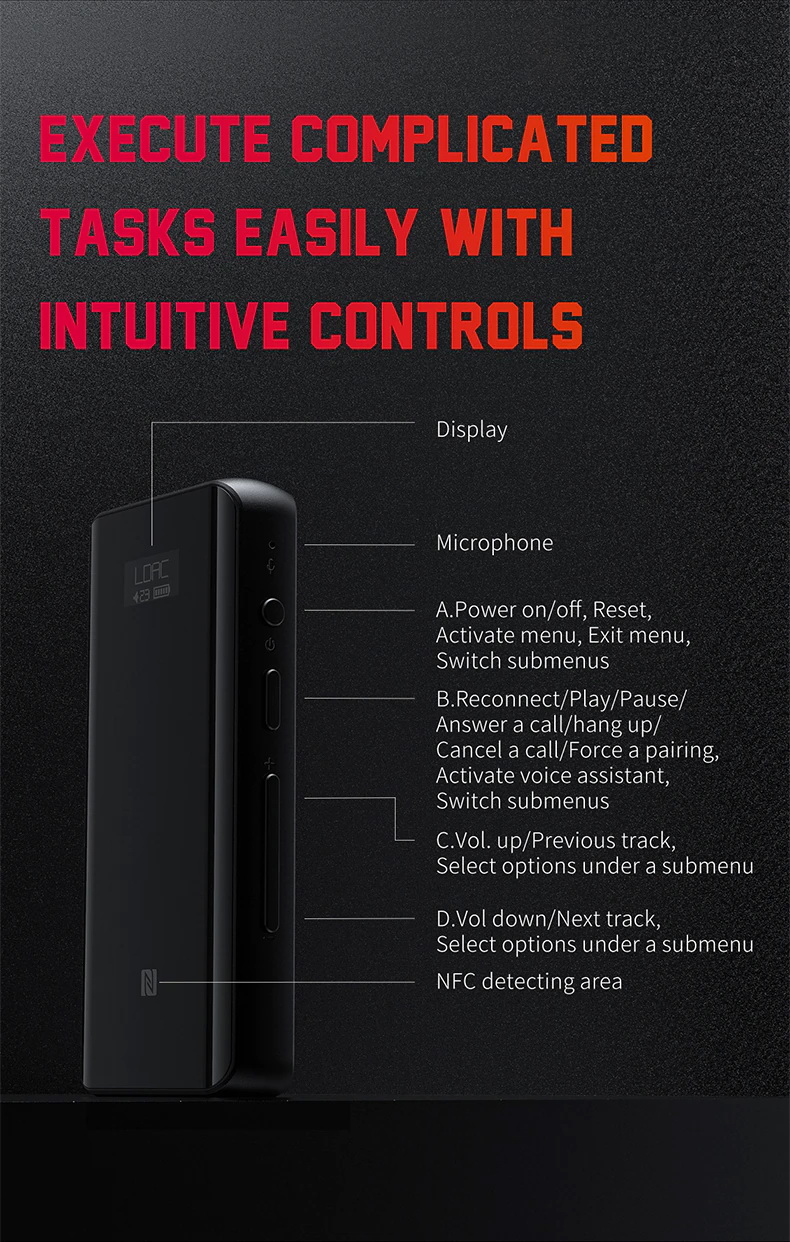 ขาย FiiO BTR5 2021 Bluetooth DAC/AMP ระดับเรือธง รองรับ MQA