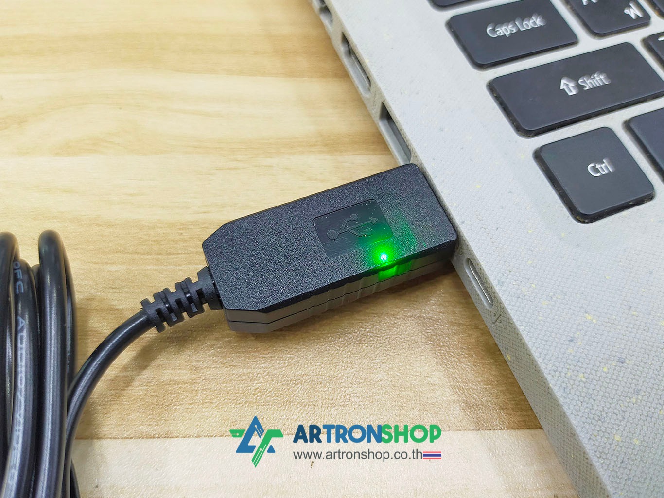 สาย USB เพิ่มแรงดัน เอาต์พุต 12V หัว DC