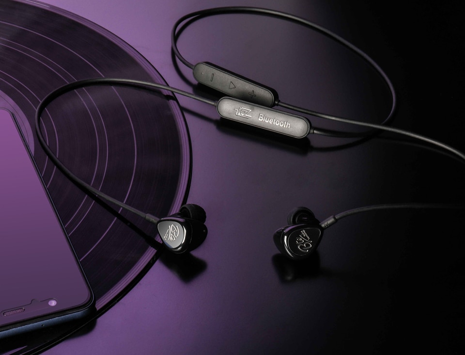 ขาย KZ BTE หูฟัง 2 ไดร์เวอร์ (1DD+1BA) ชิป Qualcomm CSR8645 รองรับ บลูทูธ 4.1 APTX , กันน้ำได้