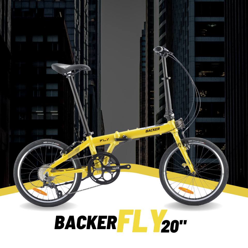 จักรยานพับได้ BACKER FLY 20" ALLOY FOLDING BIKES 1*9 สปีด SORA R3000 2021