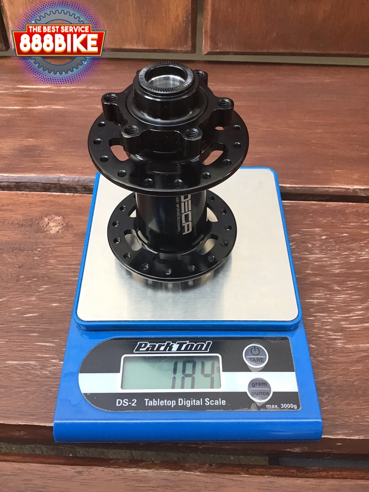 ดุมดิส ดุมเสือภูเขา DECA โม่ Sram + Shimano, ลูกปืน BEARING 32H สีดำ ( ดุมหน้า 15 ดุมหลัง 12 )(ไม่รวมแกนปลด)