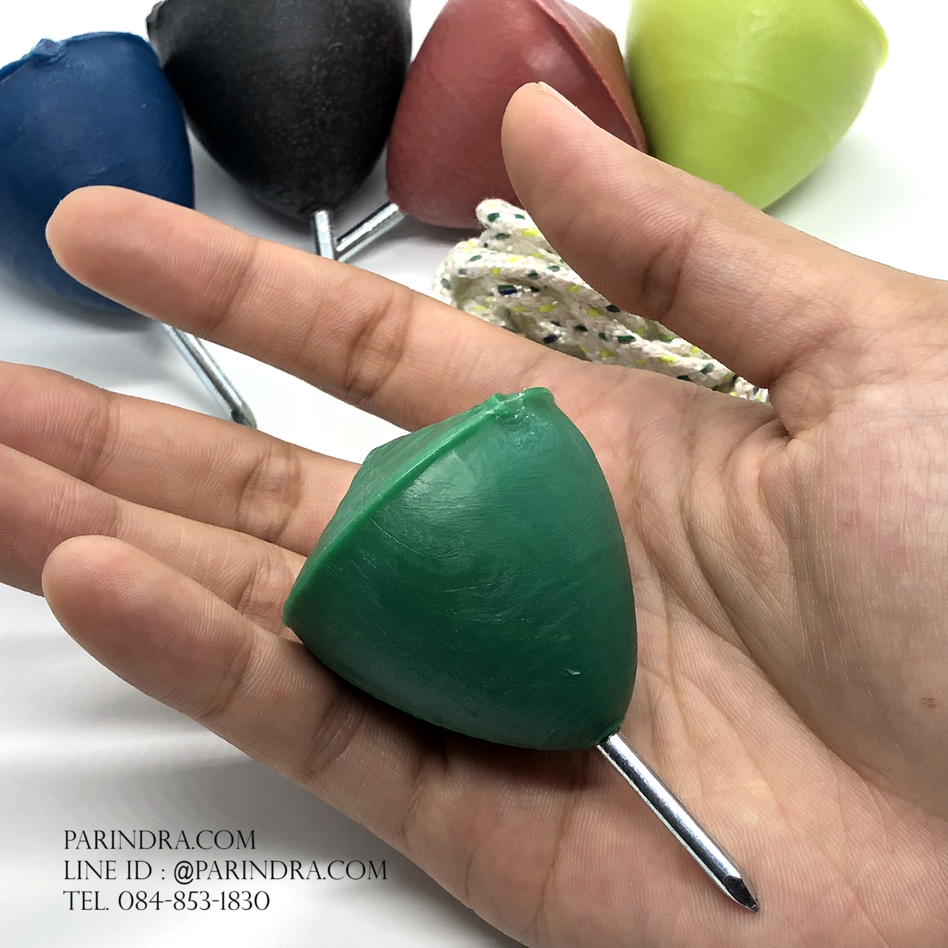 ลูกข่างพลาสติกขนาดกลาง คละสี