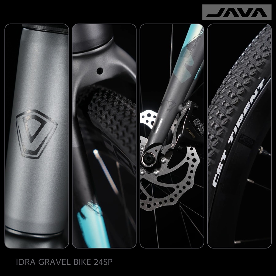 จักรยานเสือหมอบ JAVA IDRA GRAVEL BIKE L-TWOO RX 24Speed เฟรมอลูมิเนียม ซ่อนสาย ลบรอยเชื่อม
