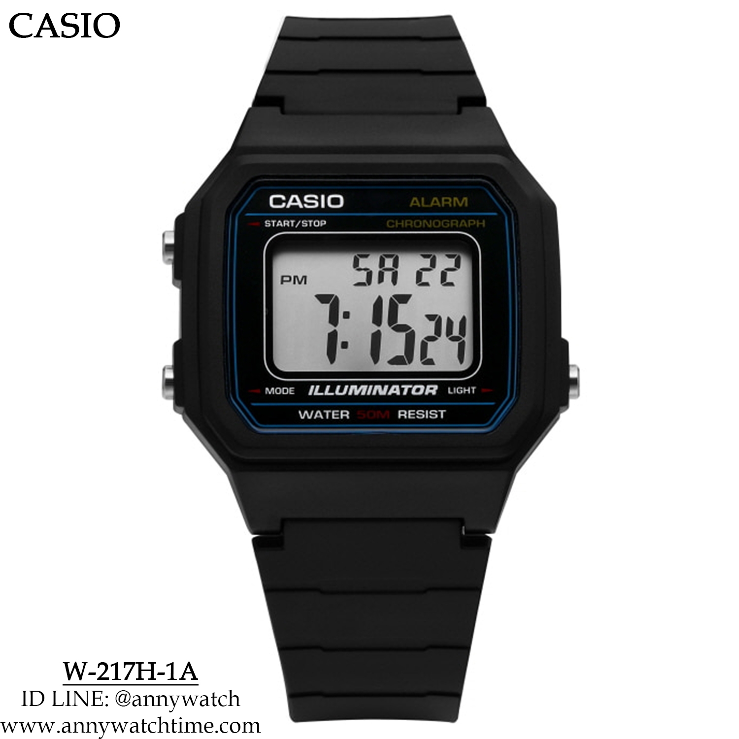 CASIO W-217H-1A