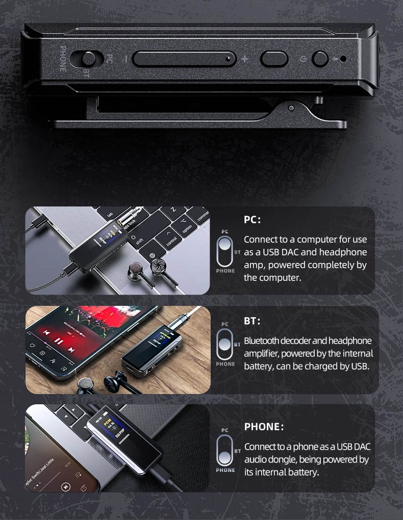 FiiO BTR13 ของแท้ ประกันศูนย์ไทย Bluetooth DAC/AMP ชิป CS43131 x2 รองรับ LDAC, Dual Hi-Res