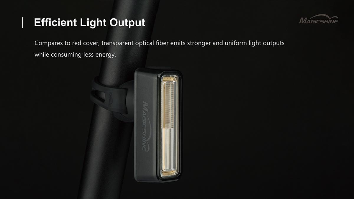 Magicshine SEEMEE 180 ไฟท้ายจักรยาน 180 LUMENS Smart Tail Light ให้ความสว่าง ปลอดภัย และความสวยงานในตัวเดียวกัน