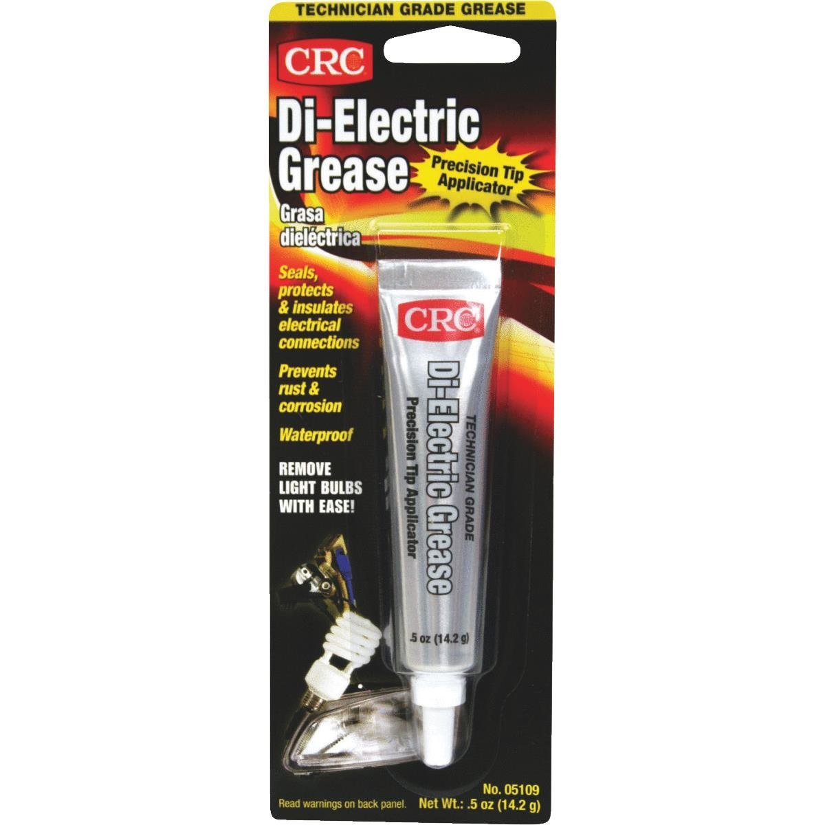 c-055. เจลจารบีซิลิโคน สําหรับขั้วไฟ CRC Di-Electric Grease (ชนิดหลอด)
