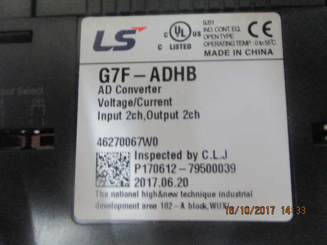 PLC “ LS ” รุ่น G7F-ADHB
