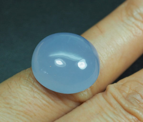 คาลซิโดนีสีลาเวนเดอร์ (Lavender Chalcedony) 18.05 กะรัต