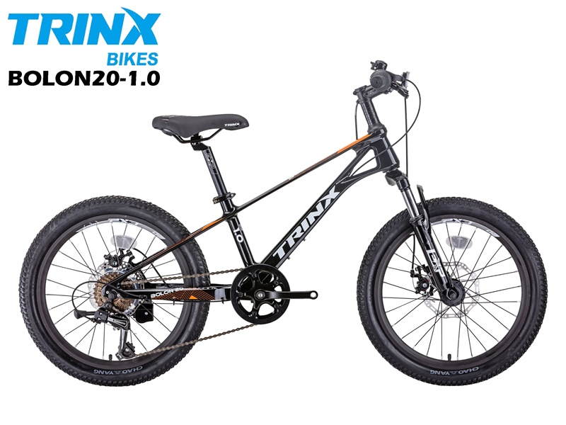 จักรยานเสือภูเขาเด็ก TRINX BOLON20-1.0 20นิ้ว เกียร์ SHIMANO 7สปีด เฟรมแม็กนีเซียม อัลลอย Alloy Mechanical Disc NEW 2023