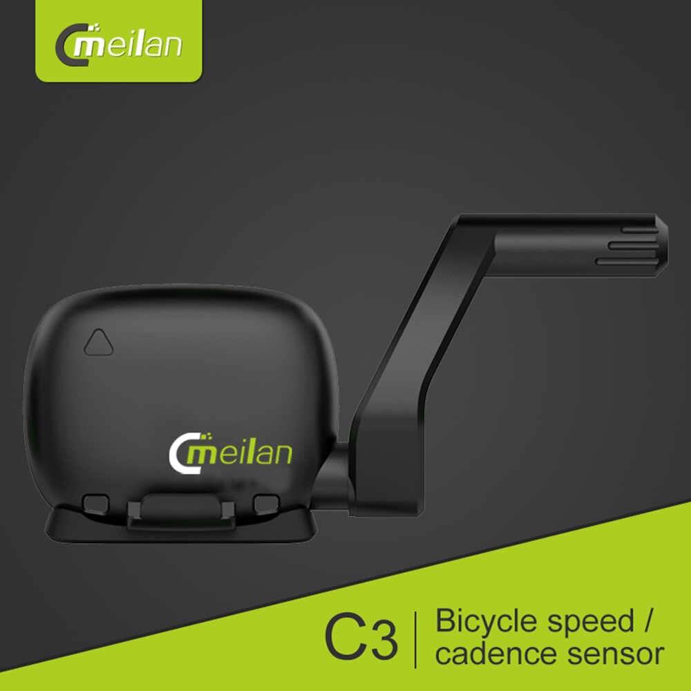 Meilan C3 เซนเซอร์ความเร็ว สำหรับไมล์จักรยานไร้สาย/ เซนเซอร์วัดรอบขา Cadence Sensor, กันน้ำ IPX5