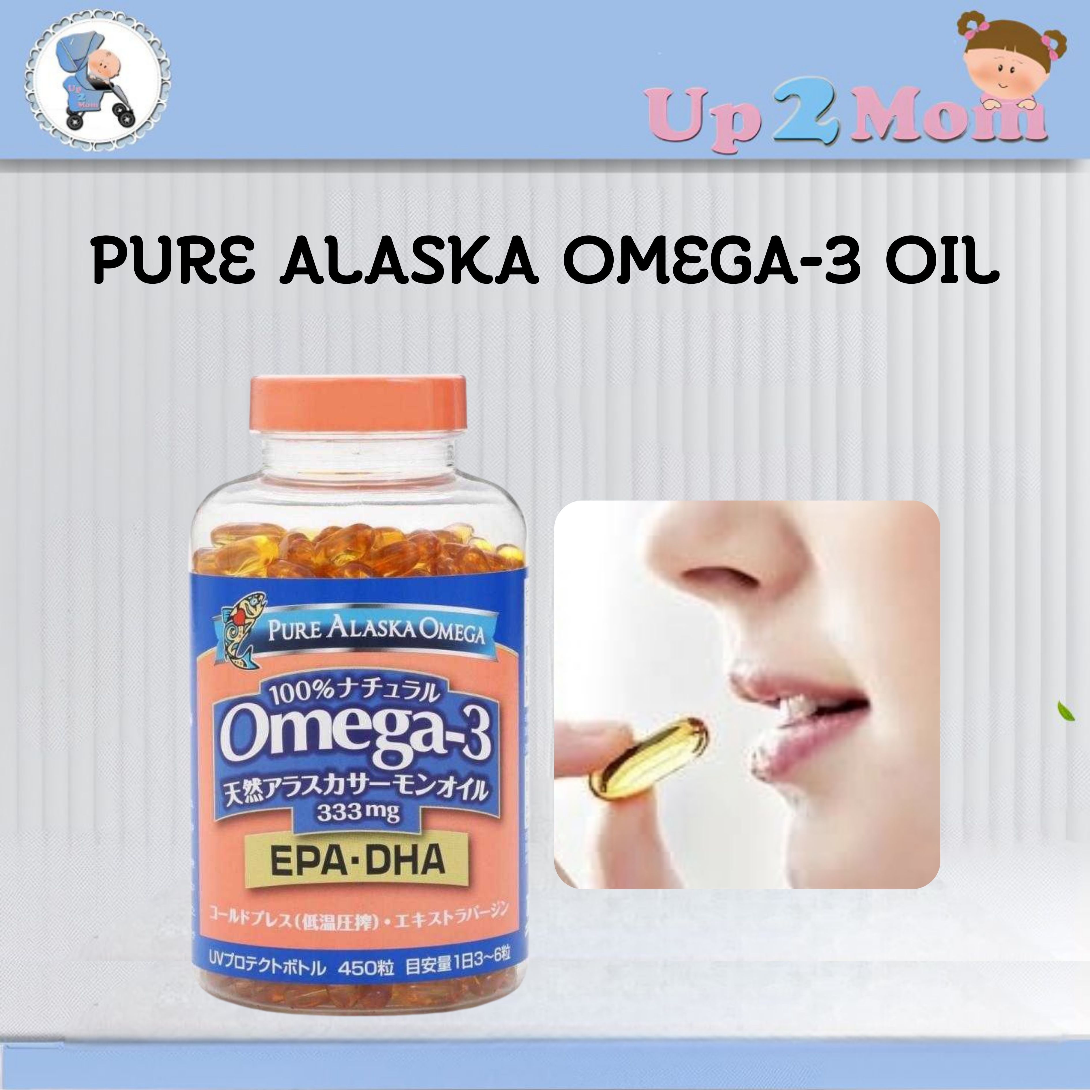🐟 โอเมก้า 3 Pure Alaska Omega-3 100% Natural Salmon Oil 333mg 🐟