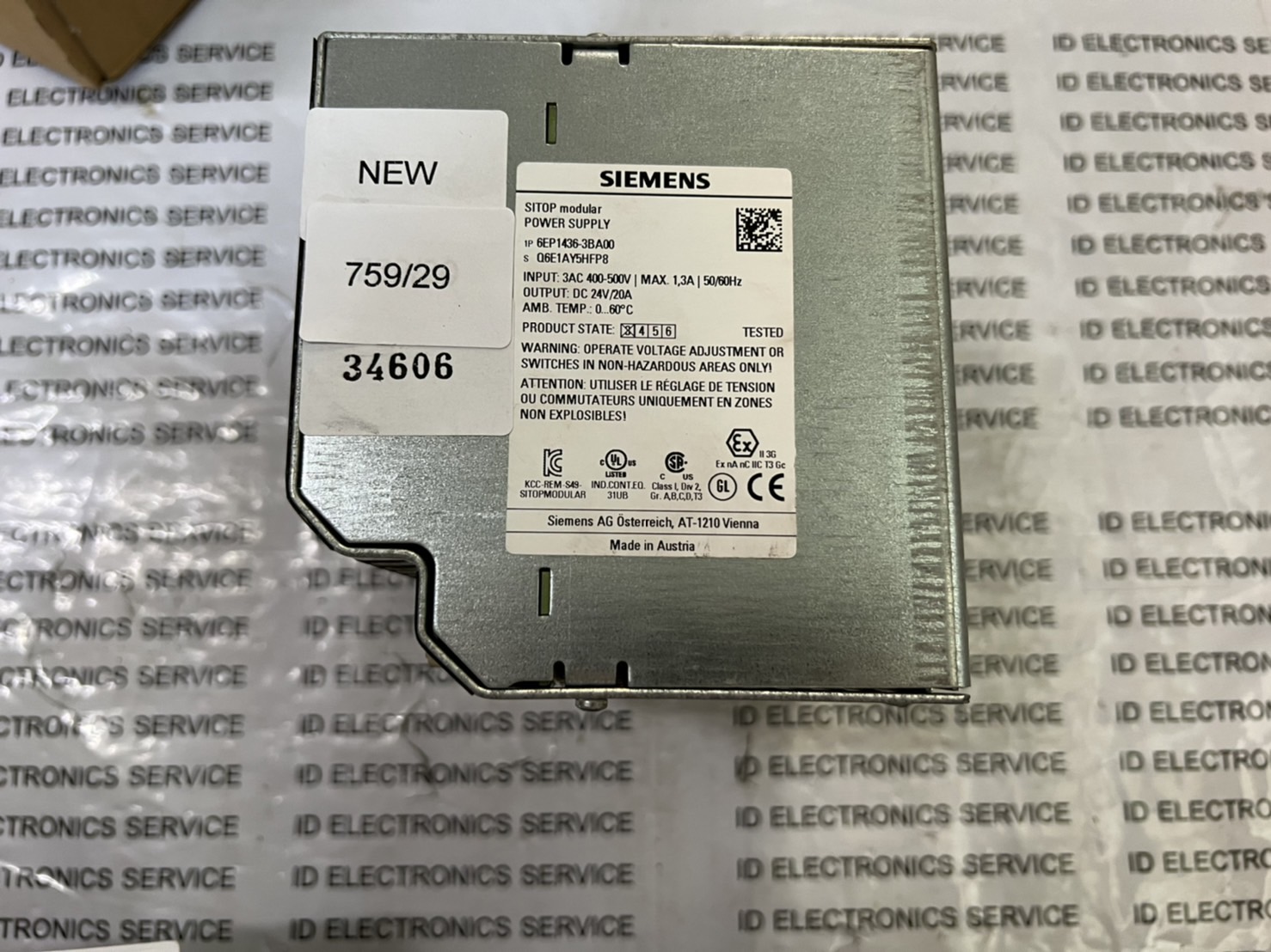 6EP1436-3BA00 POWER SUPPLY " SIEMENS "
