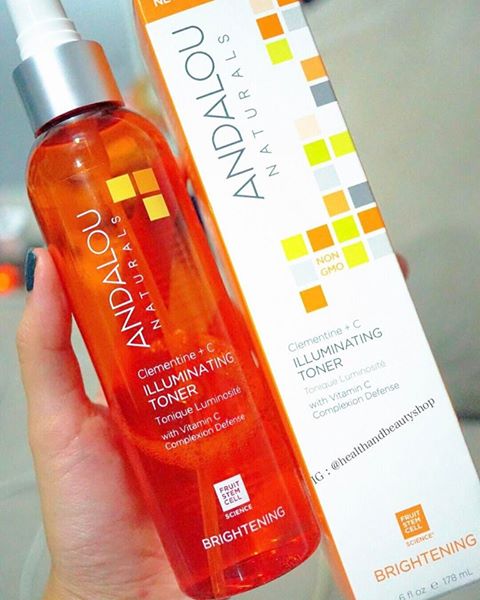 Andalou Naturals, Illuminating Toner, Clementine + C, Brightening, 6 fl oz (178 ml)