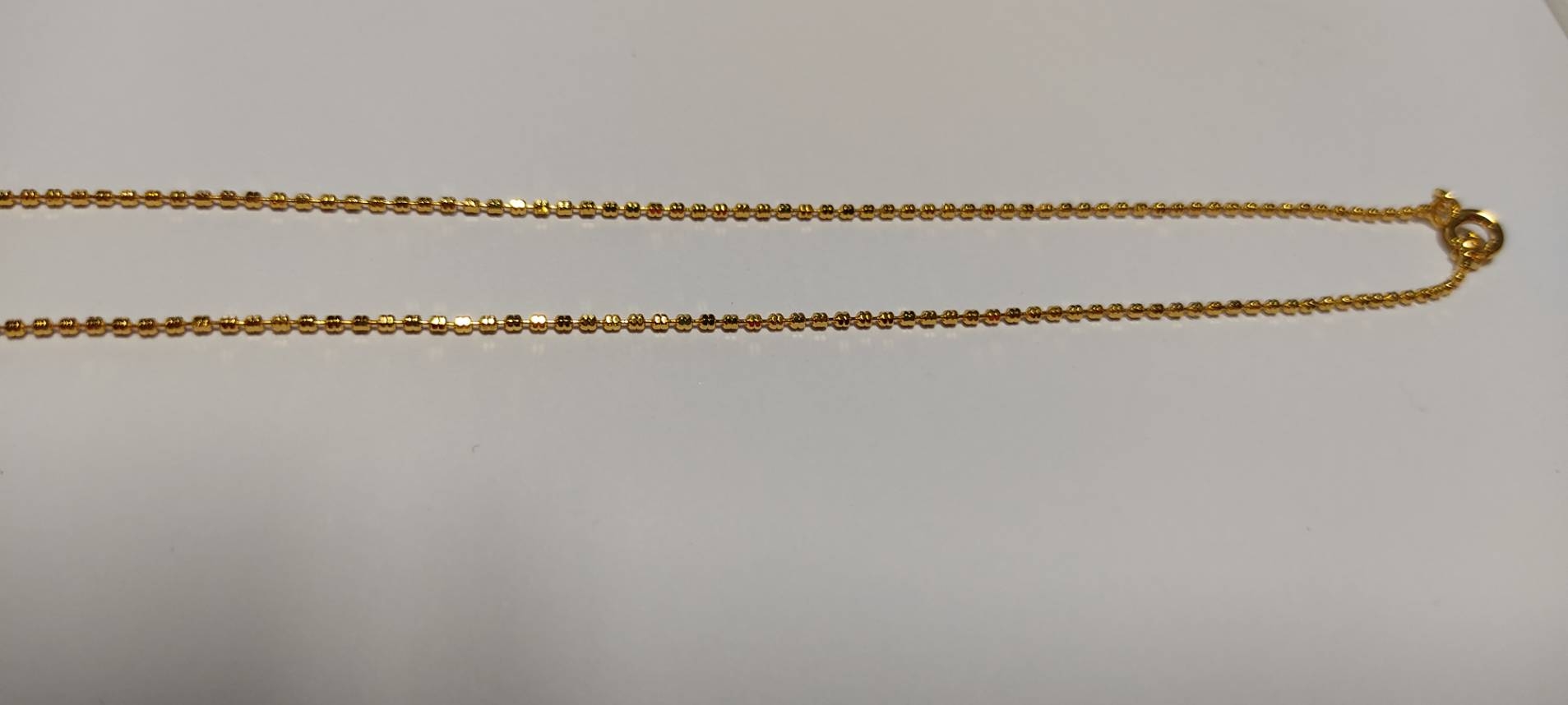 BNN-003-16 สร้อยคอเปล่าขนาด16นิ้ว ใส่ได้กับจี้ หรือ พระ ทุกแบบได้สวย เรียบแต่ดูดี เป็นสร้อยเล็กๆแบบสร้อยอิตาลี่