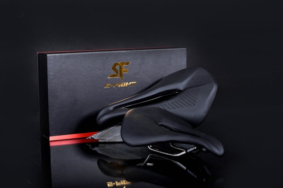 อานจักรยาน เบาะ S-FIGHT SG3 SADDLE หุ้มด้วยหนังเกรดพรีเมี่ยม ราง: chromoly Size: W. 160 x L 240 mm.