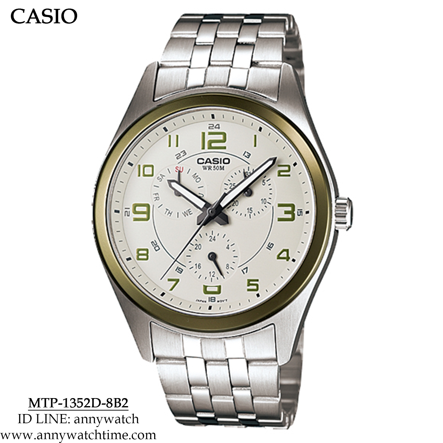 CASIO MTP-1352D-8B2