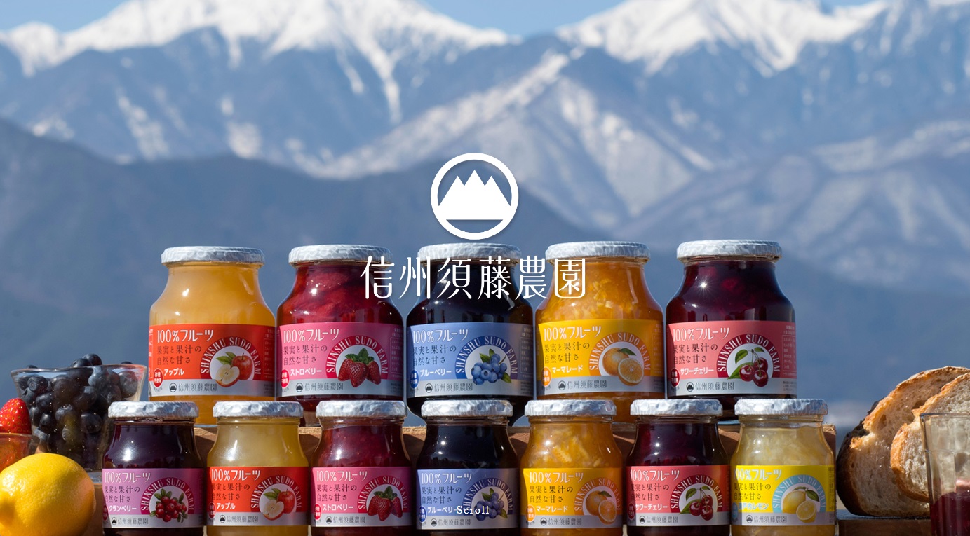 Shinshu sudo farm fruit Jam ขนาด 415g แยมสตอเบอรรี่ แยมส้ม แยมแอปเปิ้ล แยมบลูเบอร์รี่ เกรดพรีเมี่ยม เนื้อผลไม้จัดเต็ม ไม่เติมน้ำตาล