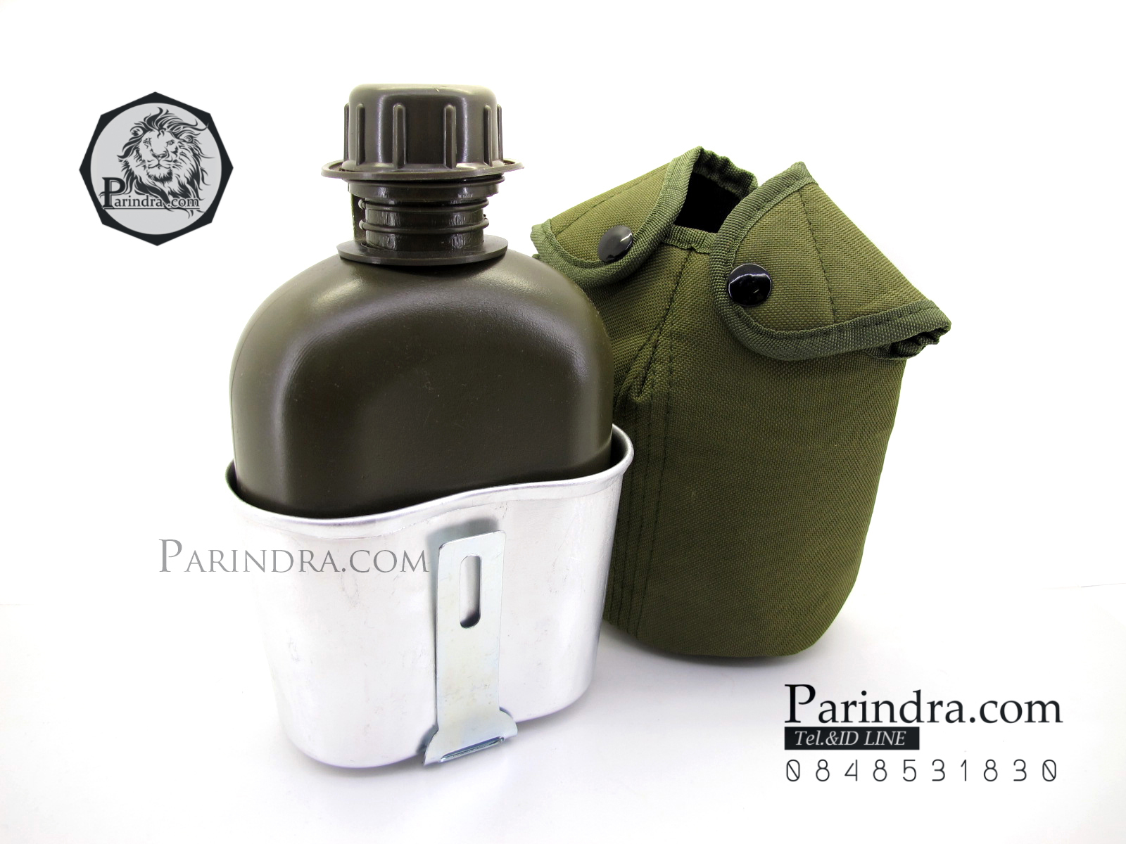 กระติกน้ำทหาร สำหรับการพกพาสำหรับการเดินป่า แคมป์ปิ้ง Outdoor