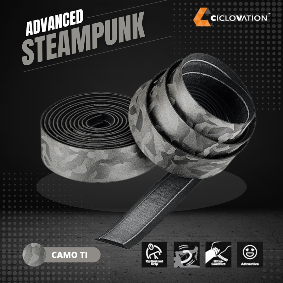 ผ้าพันแฮนด์ CICLOVATION Advanced Leather Touch - Steampunk