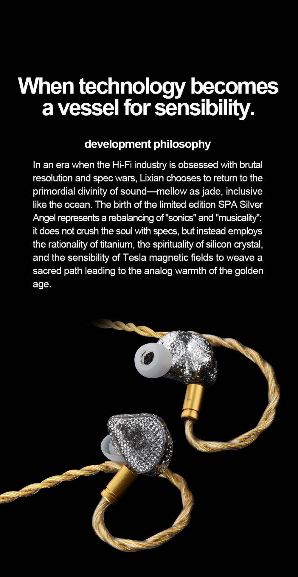 SPA-Limited Edition Silver Snake Collectors' Version หูฟัง IEMs ไดรเวอร์ Dynamic ไดอะแฟรมชุบไทเทเนียม ประกันศูนย์ไทย