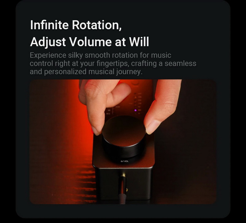 Fosi Audio SK02 DAC/AMP ตั้งโต๊ะขนาดเล็ก ชิป ESS ES9038Q2M+SGM8262 ประกันศูนย์ไทย