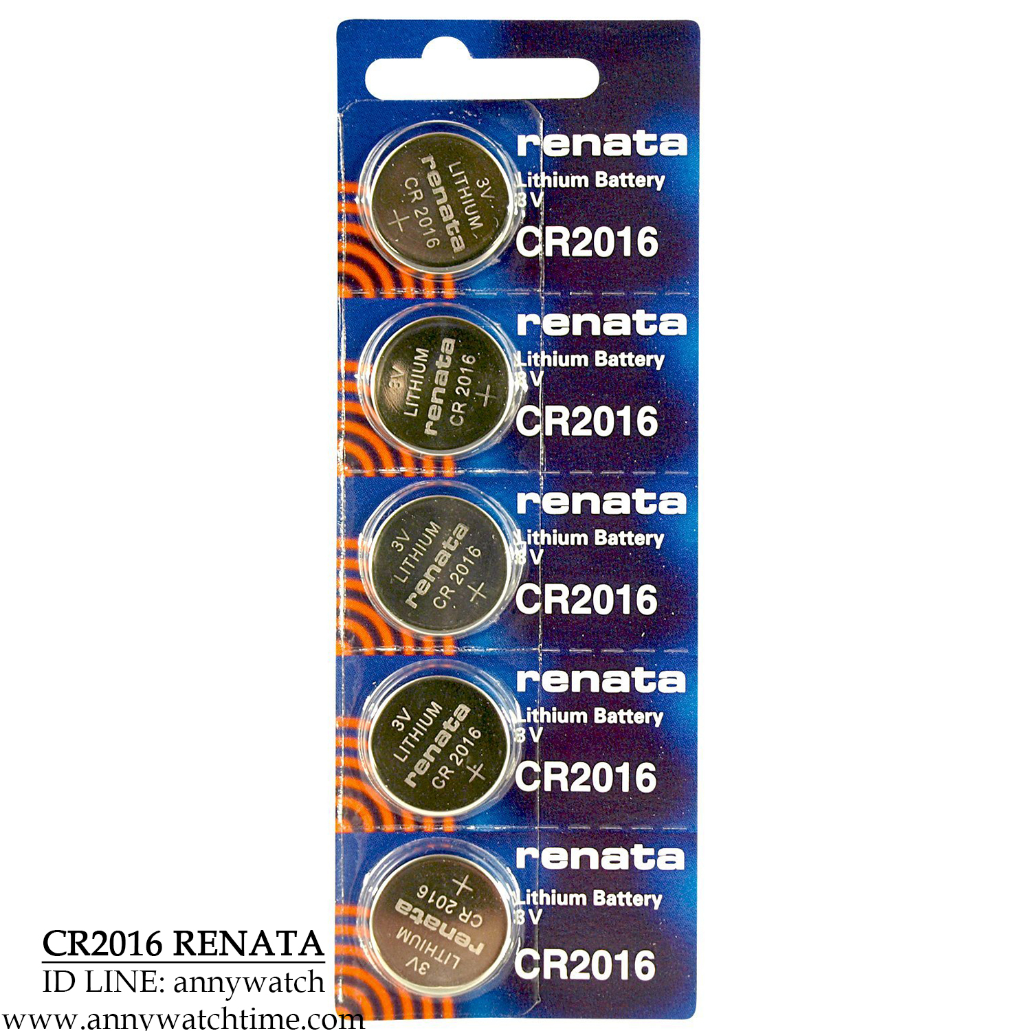 ถ่าน CR2016 RENATA