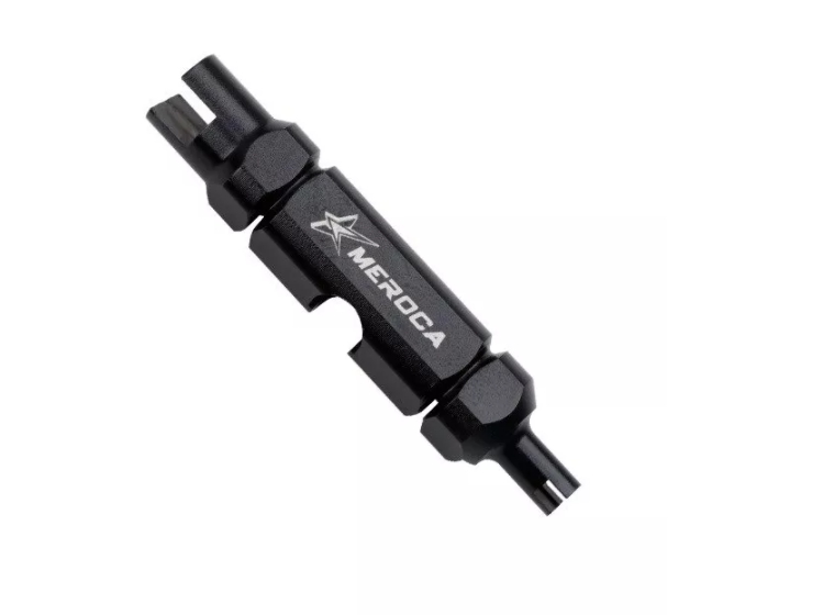 เครื่องมือถอดวาล์วถอดจุ๊บลมจักรยาน ขันศร MEROCA สีดำ