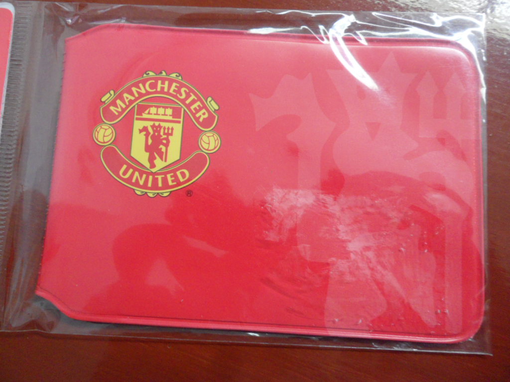 ซองพับใส่บัตร ฟุตบอล สโมสรแมนเชสเตอร์ ยูไนเต็ด - ตราสโมสร MUFC ใหม่ / MANCHESTER UNITED Football Club Travel Card Wallet - MUFC Logo NEW