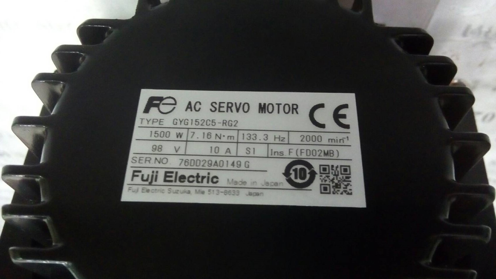 GYG152C5-RG2 SERVO MOTOR “ FUJI ”