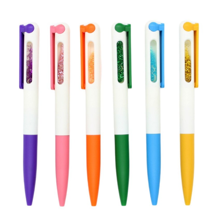Plastic pen รุ่น FG009 (กากเพชร)
