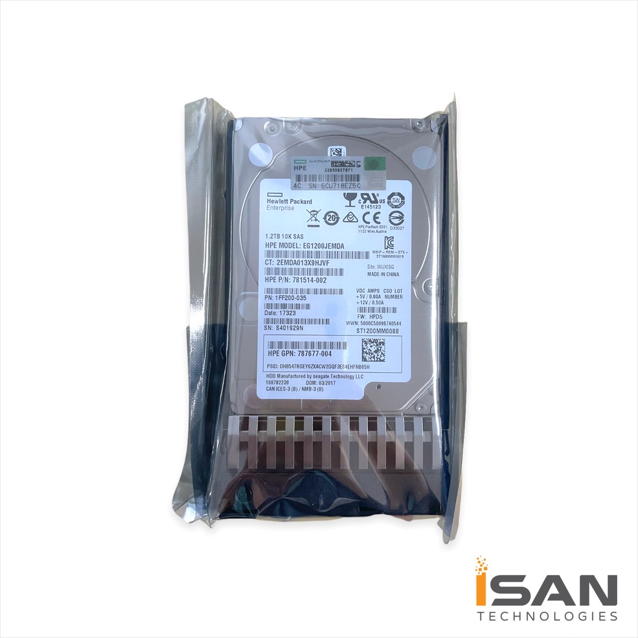 872479-B21 781514-002 HP Hard Disk Drive 1.2TB 10K 12G 2.5" SAS.