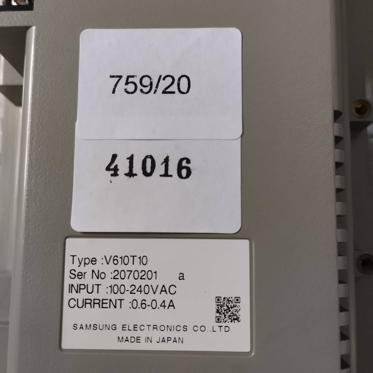 V610T10 HMI " SAMSUNG "